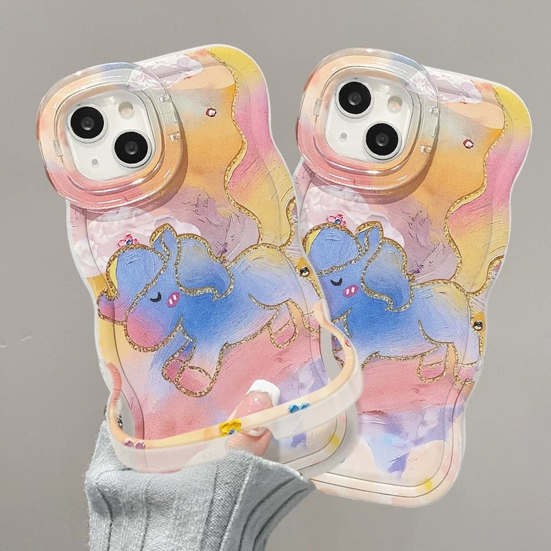 Rainbow Pony, dual stand, phone case