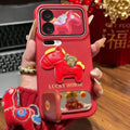 Red, Money Horse, mirror, stand, phone case